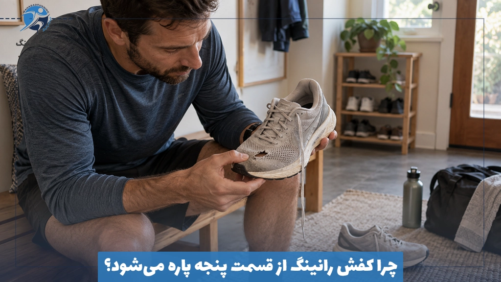 چرا کفش رانینگ از قسمت پنجه پاره می‌شود؟